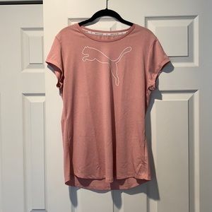Pink Puma Workout Tee